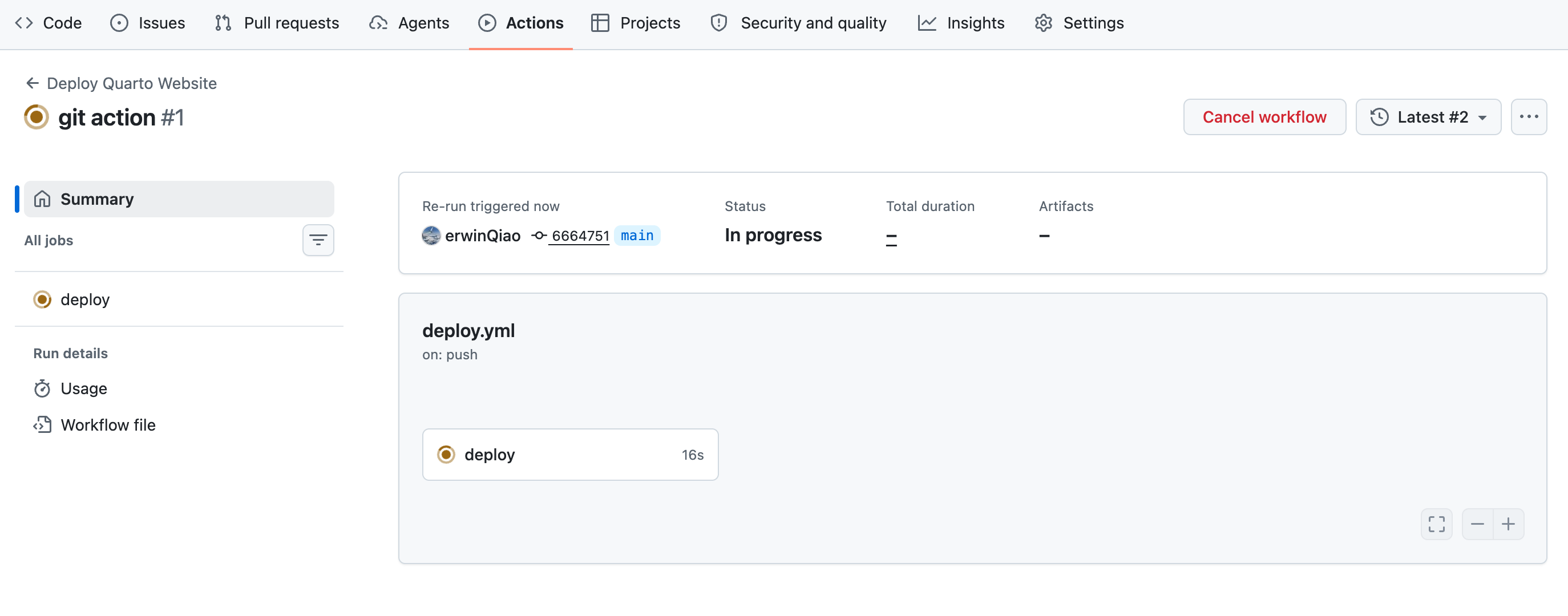 git action